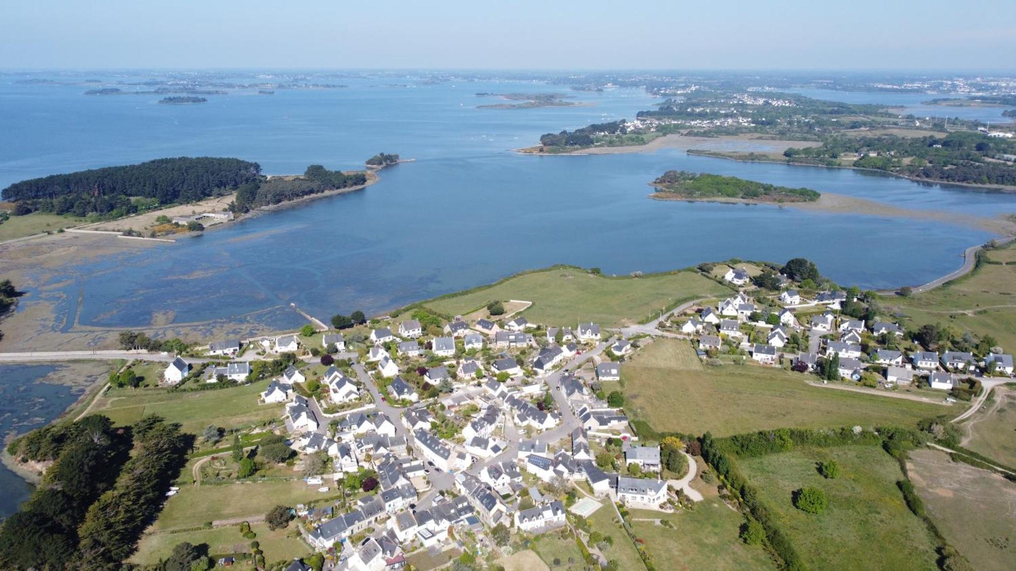 Maison Golfe Du Morbihan - Vue Mer - Plage A 600M - 6 Chambres Séné Exterior foto