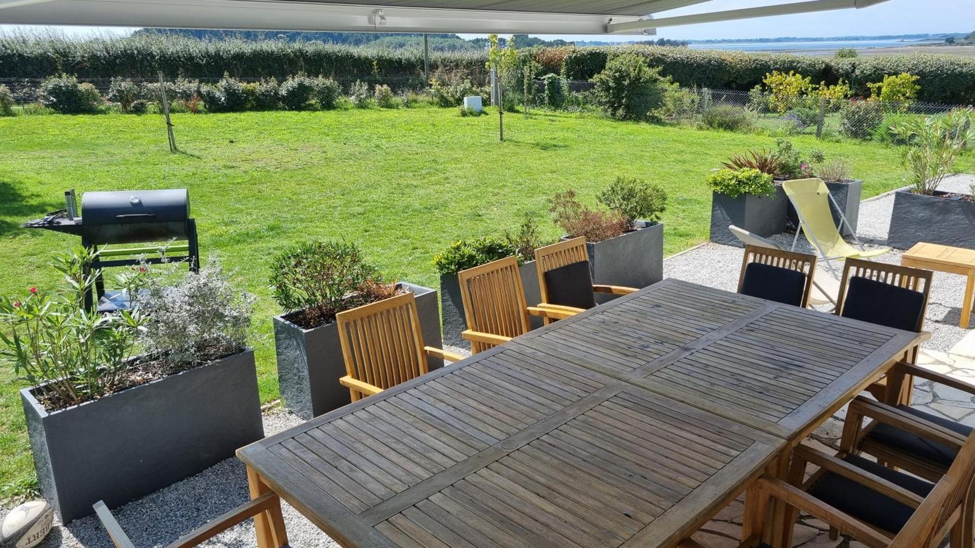 Maison Golfe Du Morbihan - Vue Mer - Plage A 600M - 6 Chambres Séné Exterior foto